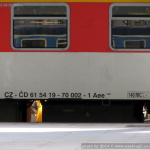 Aee 142, 61 54 19-70 002-1, DKV Plzeň, snížení rychlosti na 140 kmh, Praha hl.n., 02.10.2014
