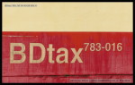 BDtax 783, 50 54 93-29 601-4, Rakovník, 31.08.2013, označení