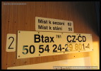 Btax 781, 50 54 24-29 801-4, Cyklohráček, depo Praha-Libeň, 04.07.2014, označení