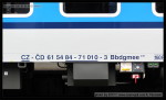 Bbdgmee 236, 61 54 84-71 010-3, DKV Olomouc, označení na voze, Praha hl.n., 28.03.2013
