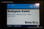 Bbdgmee 236, 61 54 84-71 014-5, DKV Praha, Ex 270 Budapest-Brno, 16.08.2013, info panel