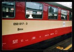 Bmx, 050 017-3, Brno hl.n., 03.05.2003, scan starší fotografie, nápisy na voze