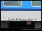 B 249, 51 54 20-41 669-2, označení na voze, Ústí nad Labem hl.n., 08.02.2013