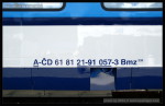 Bmz 235, 61 81 21-91 057-3, Czech Rail Days Ostrava, 18.6.2014, označení