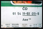 Aee 145, 61 54 19-51 011-5, DKV Olomouc, Olomouc hl.n., nápisy na voze, scan starší fotografie