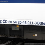 Bdtee 276, 50 54 20-46 011-3, DKV Brno, Olomouc hl.n., 24.02.2015, označení