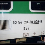 Bee 272, 50 54 20-38 029-5, DKV Olomouc, nápisy na voze, scan starší fotografie