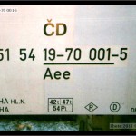Aee147, 51 54 19-70 001-5, DKV Praha, Olomouc, nápisy na voze, (Scan starší fotografie)