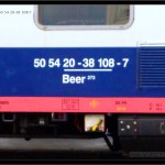 Beer 273, 50 54 20-38 108-7, DKV Olomouc, 27.05. 2009,  označení na voze