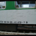 B 256, 50 54 20-41 479-7 DKV Brno, 23.07.2011, nápisy na voze