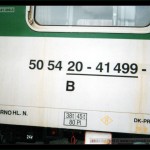 B 256, 50 54 20-41 499-5, DKV Brno, Olomouc-filiálka, označení - scan starší fotografie