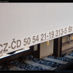 Bt 283, 50 54 21-19 313-5, DKV olomouc, označení na voze, Olomouc hl.n., 20.08.2012